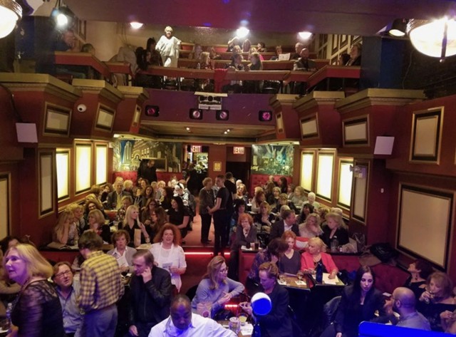 A packed house at The Triad Theater